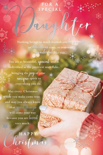 Picture of SPECIAL DAUGHTER CHRISTMAS CARD